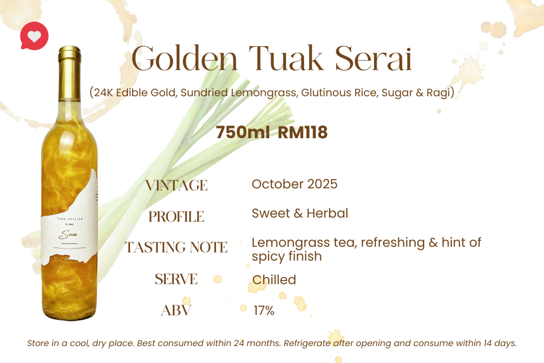 A Special Borneo Reserve expression from Tuak Atelier